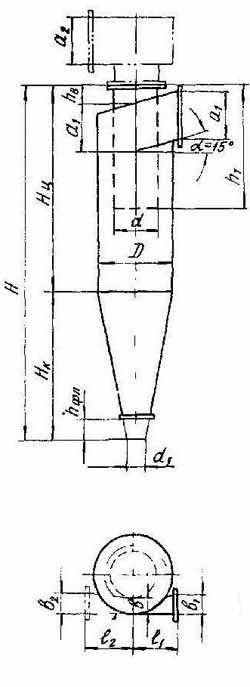 Циклоны НИИОГАЗ ЦН-11-900